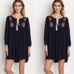 Umgee Boho embroidered dress szS